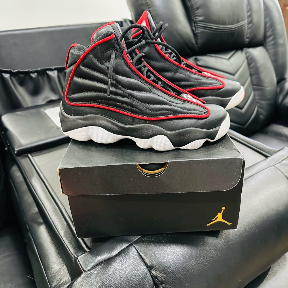 Nike Black and Red Youth Sneakers